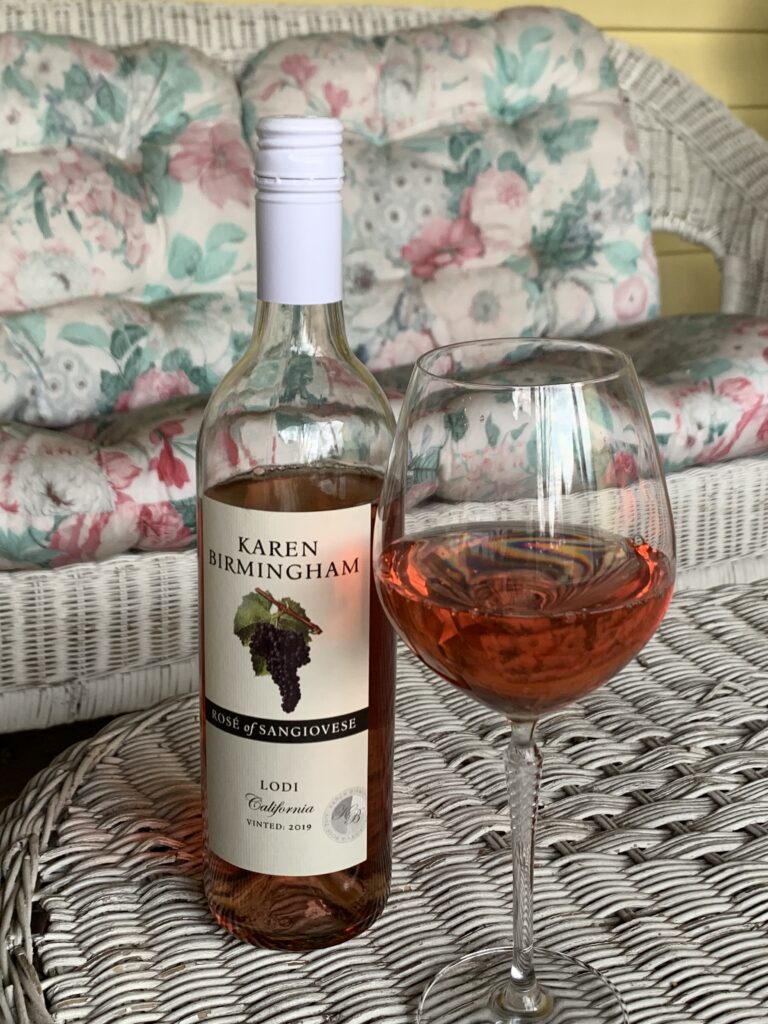Karen Birmingham Rose of Sangiovese Wine Review